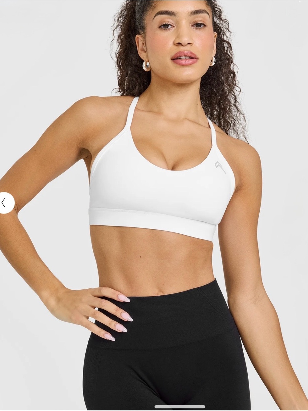 Oner Active Everyday Sports Bra in White Sz Small